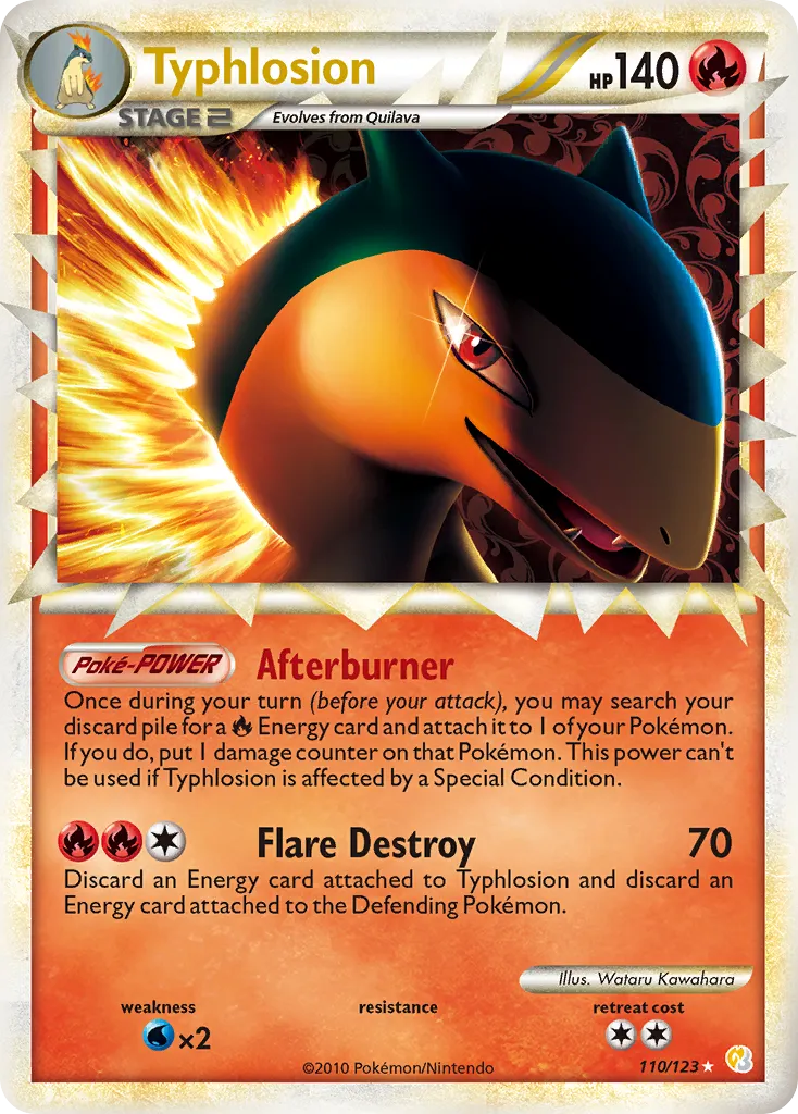 Typhlosion — HeartGold SoulSilver — Pokemon