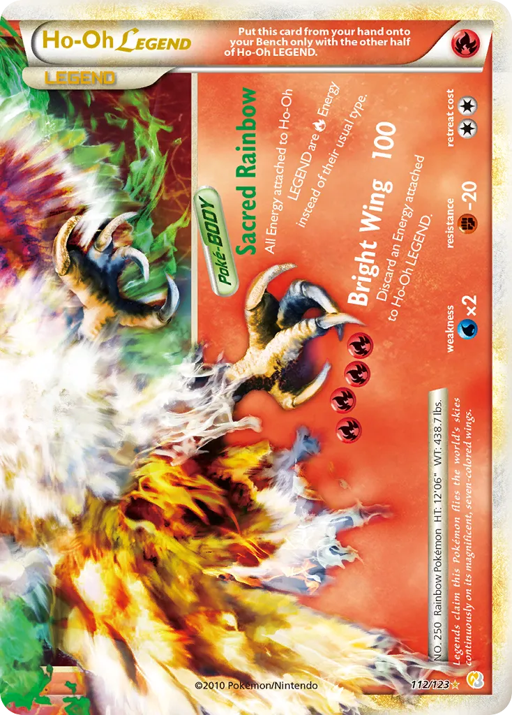 Ho-Oh LÉGENDE — HeartGold SoulSilver — Pokemon