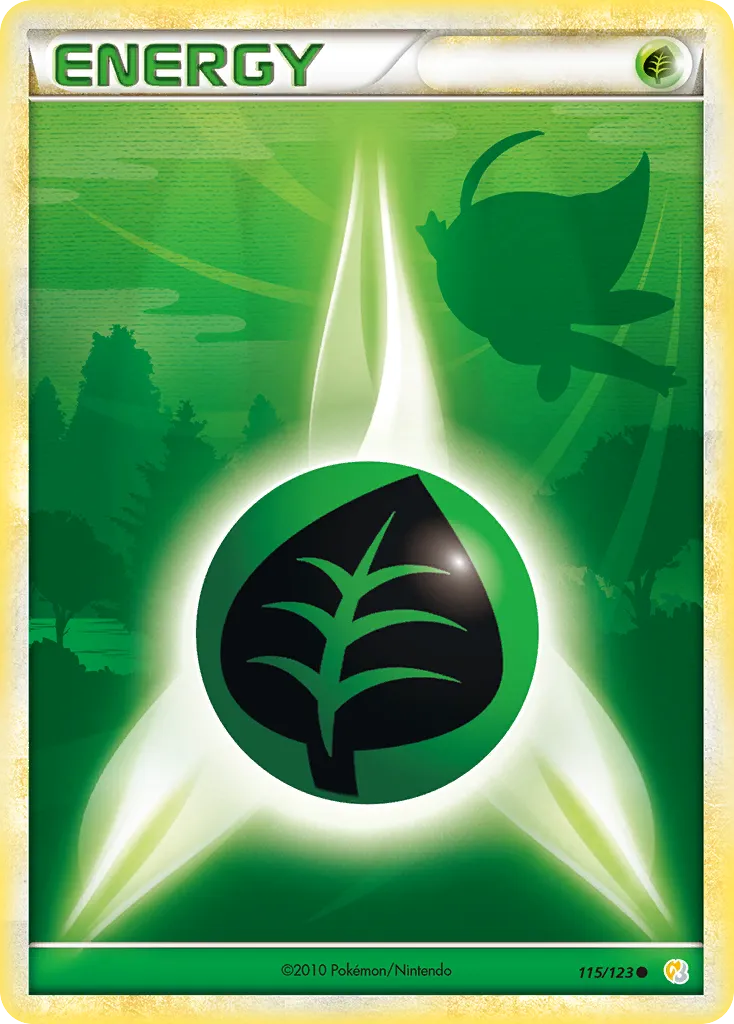 Grass Energy — HeartGold SoulSilver — Pokemon