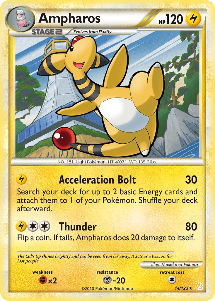 Pharamp — HeartGold SoulSilver — Pokemon