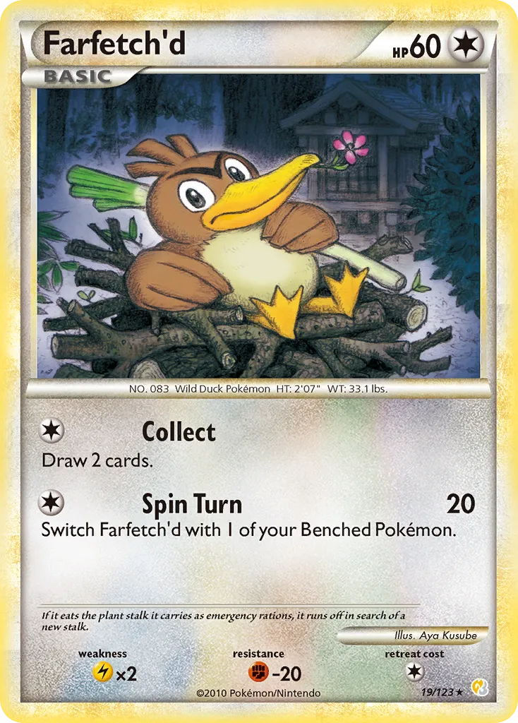 Canarticho — HeartGold SoulSilver — Pokemon