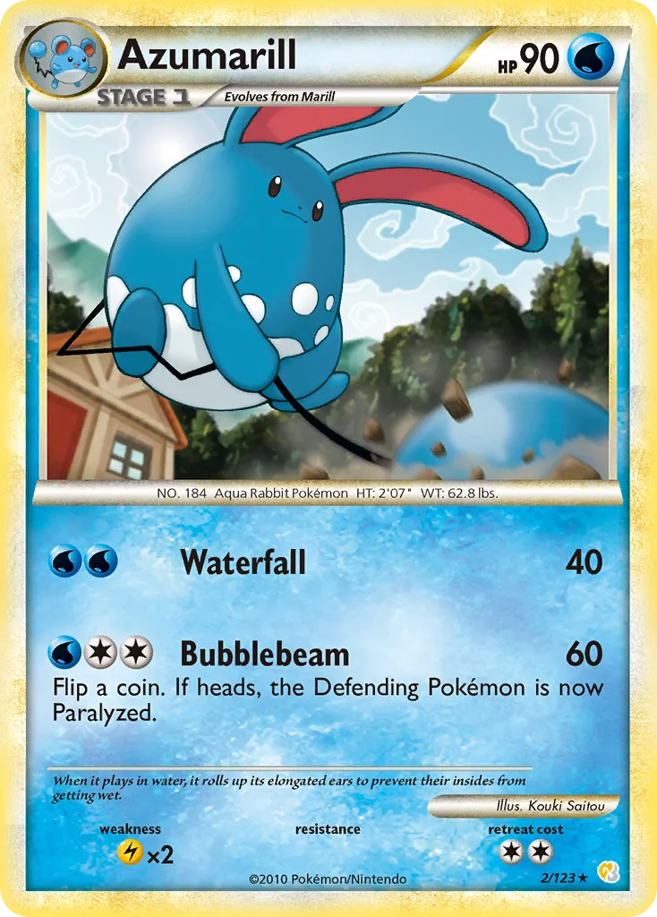 Azumarill — HeartGold SoulSilver — Pokemon