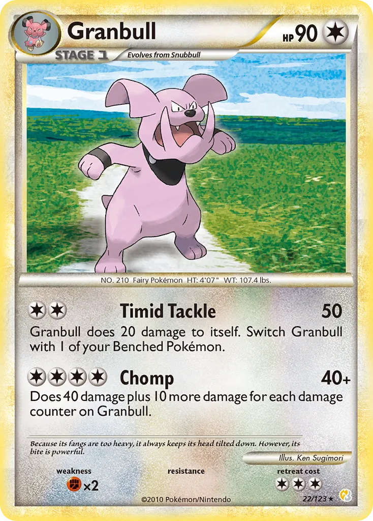 Granbull — HeartGold SoulSilver — Pokemon