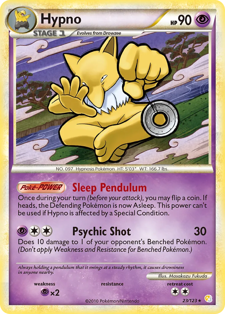 Hypnomade — HeartGold SoulSilver — Pokemon