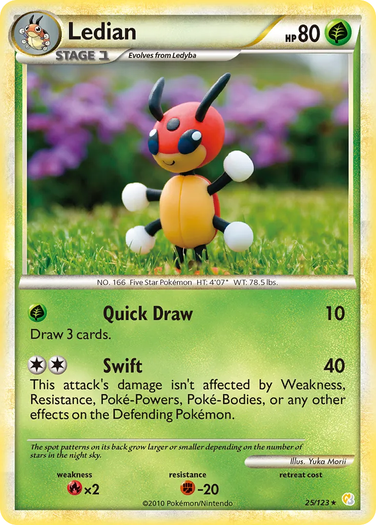 Ledian — HeartGold SoulSilver — Pokemon