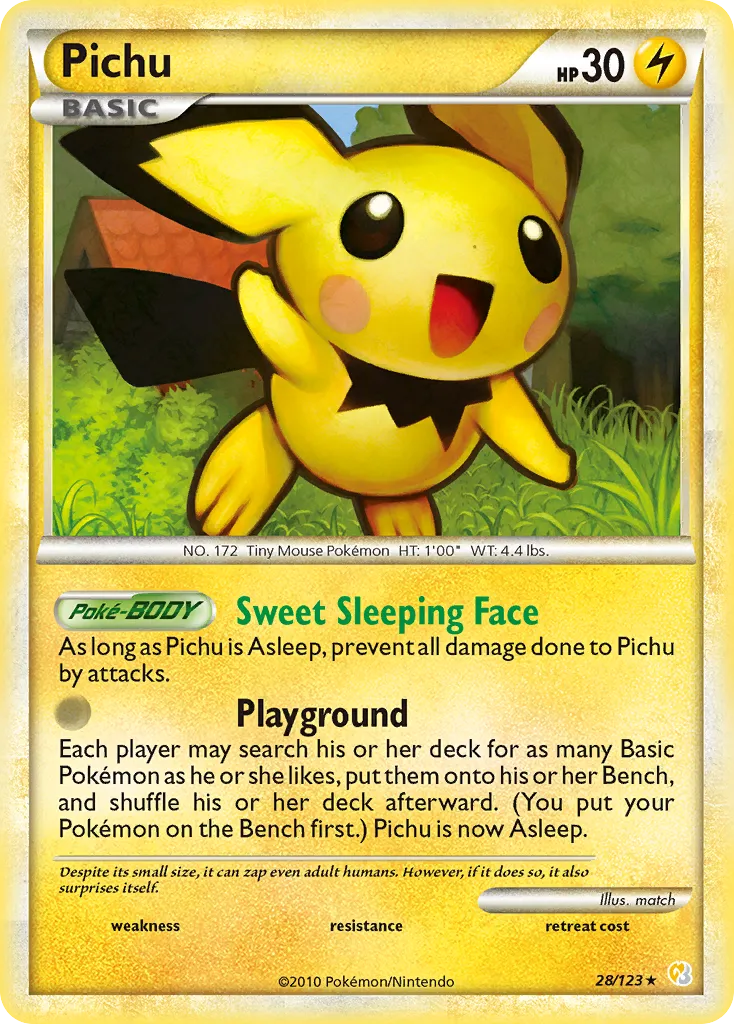 Pichu — HeartGold SoulSilver — Pokemon