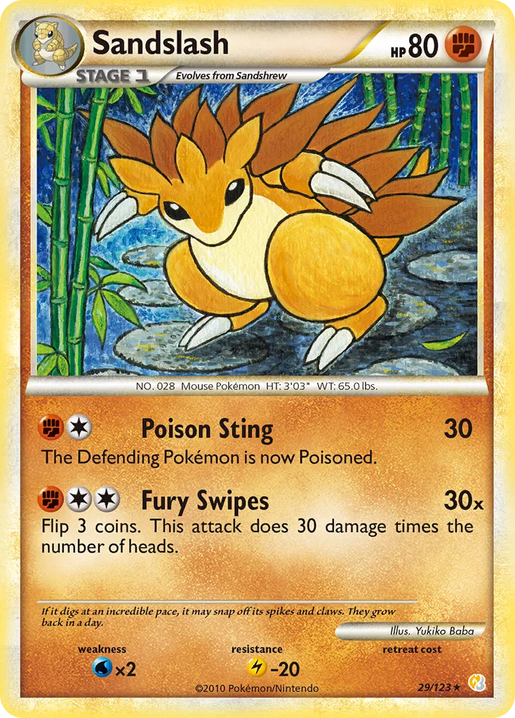 Sablaireau — HeartGold SoulSilver — Pokemon
