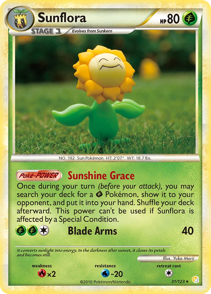 Heliatronc — HeartGold SoulSilver — Pokemon