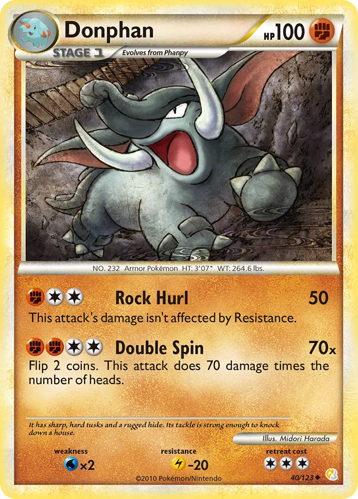 Donphan — HeartGold SoulSilver — Pokemon