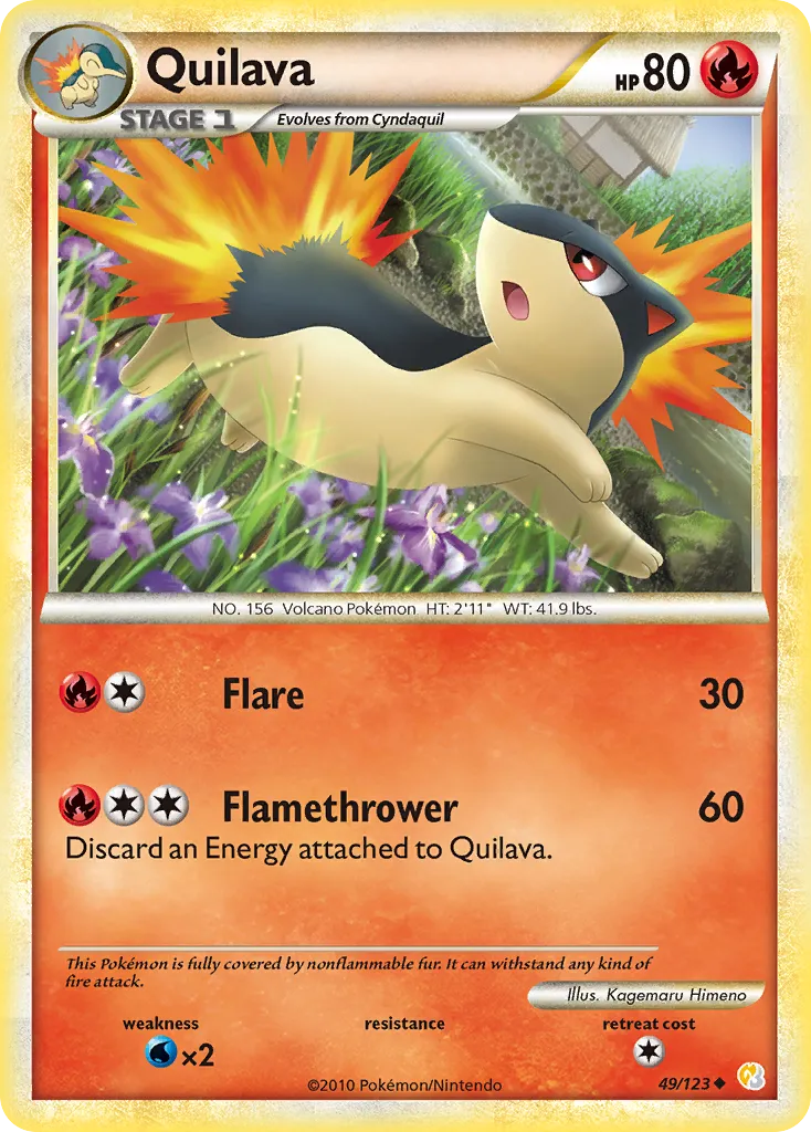 Quilava — HeartGold SoulSilver — Pokemon