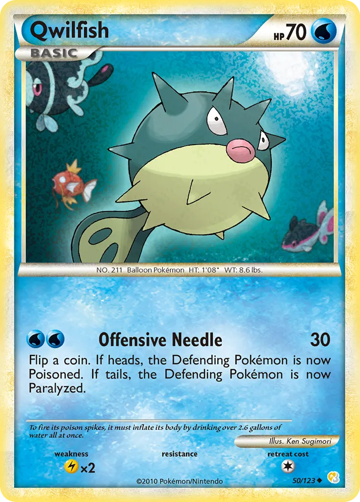 Qwilfish — HeartGold SoulSilver — Pokemon