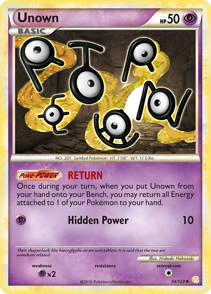 Unown — HeartGold SoulSilver — Pokemon