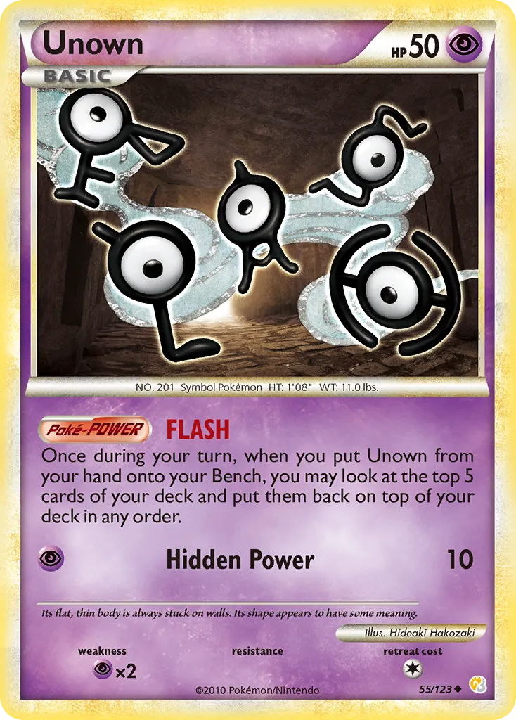 Unown — HeartGold SoulSilver — Pokemon