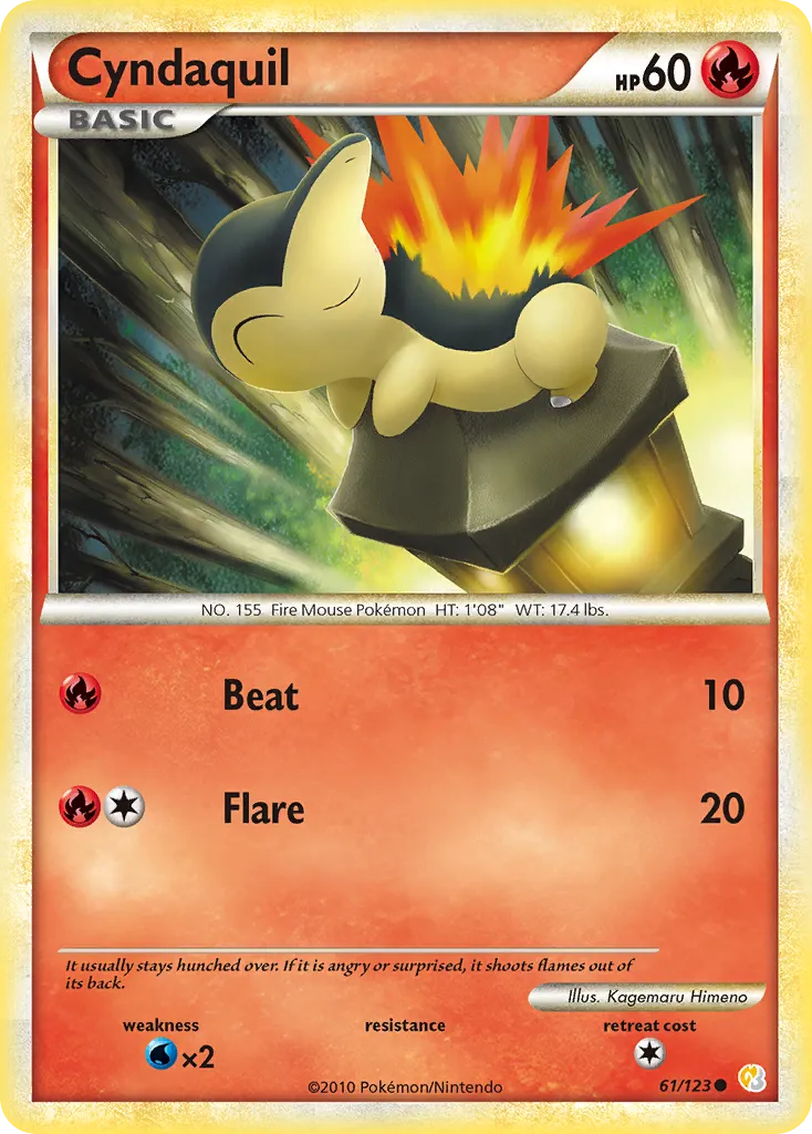 Cyndaquil — HeartGold SoulSilver — Pokemon