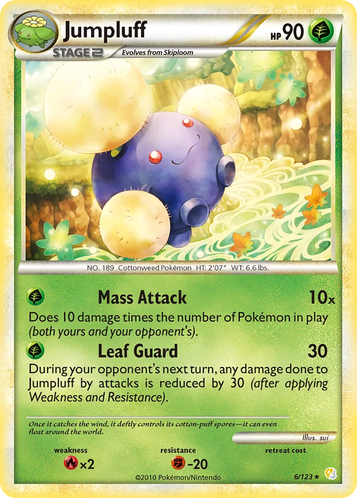 Jumpluff — HeartGold SoulSilver — Pokémon