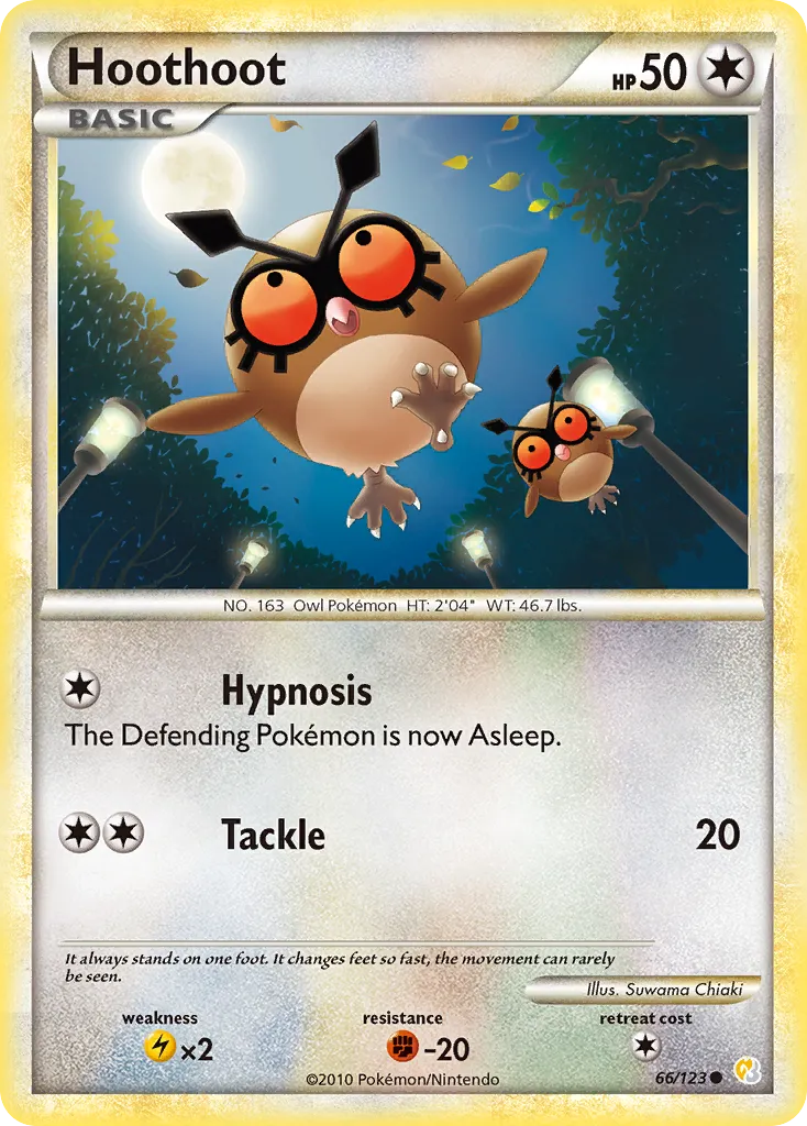 Hoothoot — HeartGold SoulSilver — Pokemon