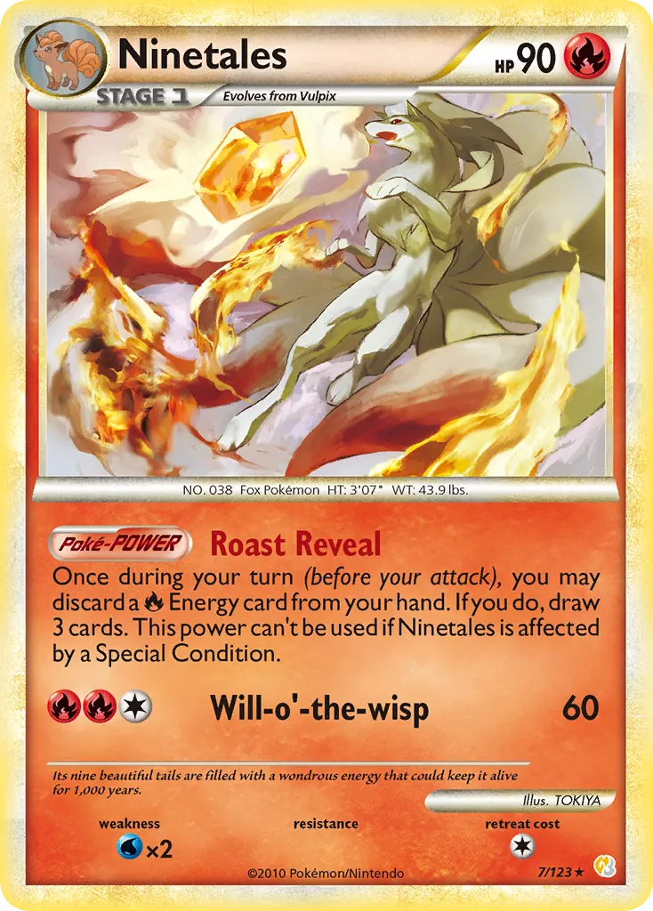 Ninetales — HeartGold SoulSilver — Pokémon
