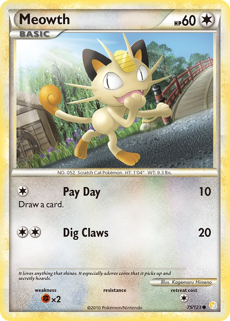 Miaouss — HeartGold SoulSilver — Pokemon