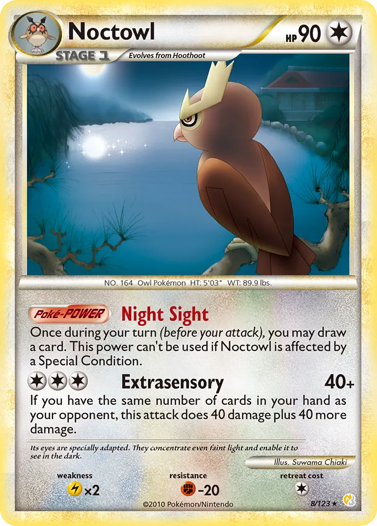 Noctowl — HeartGold SoulSilver — Pokémon