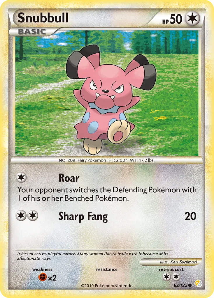 Snubbull — HeartGold SoulSilver — Pokemon