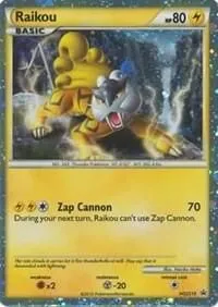 Raikou — HGSS Promos — Pokémon