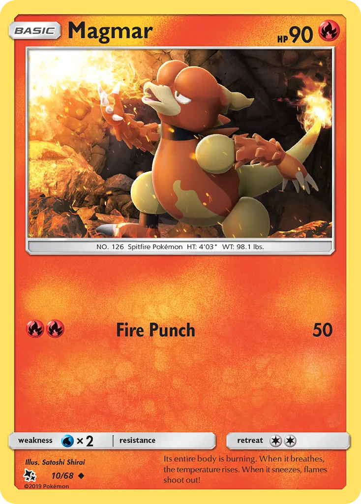 Magmar — Hidden Fates — Pokemon