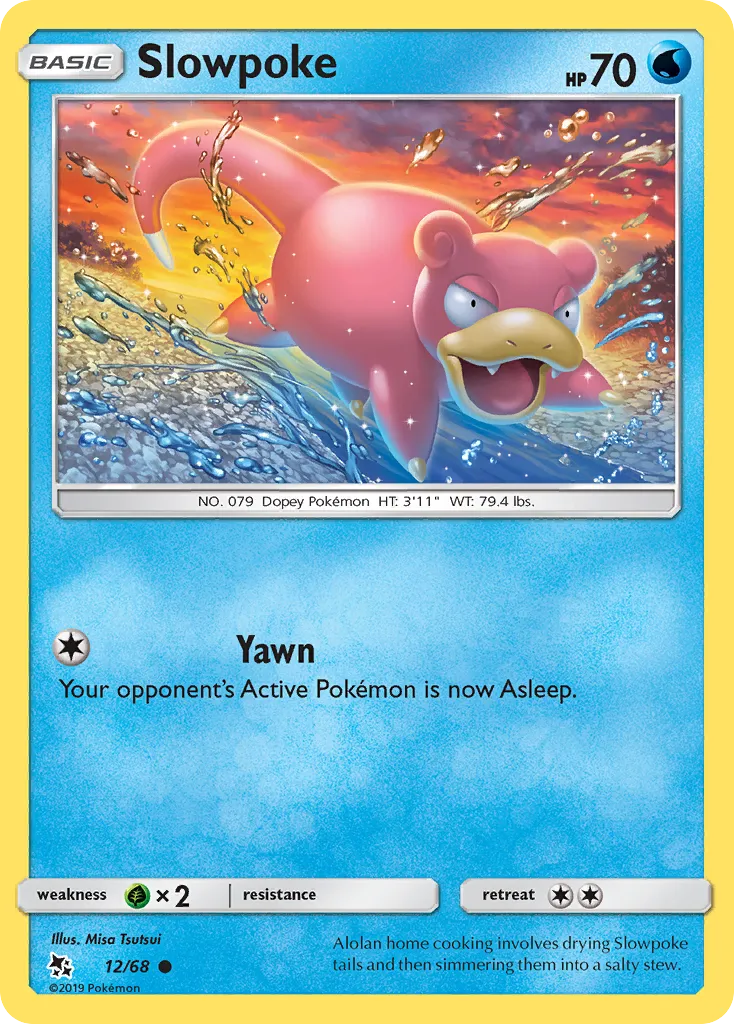 Slowpoke — Hidden Fates — Pokemon