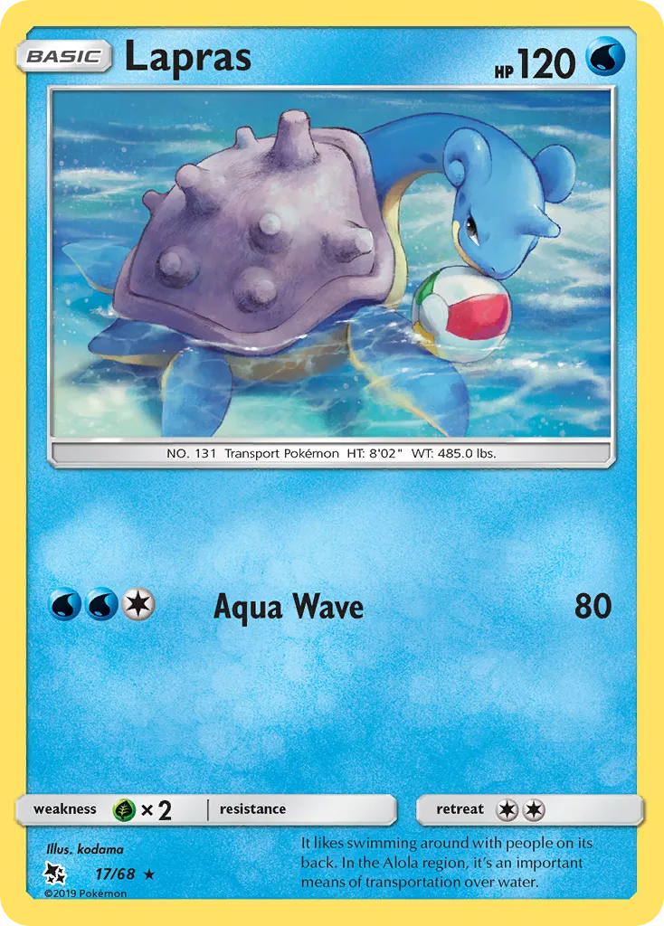 Lapras — Hidden Fates — Pokemon