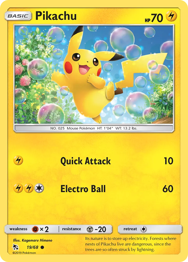 Pikachu — Hidden Fates — Pokemon