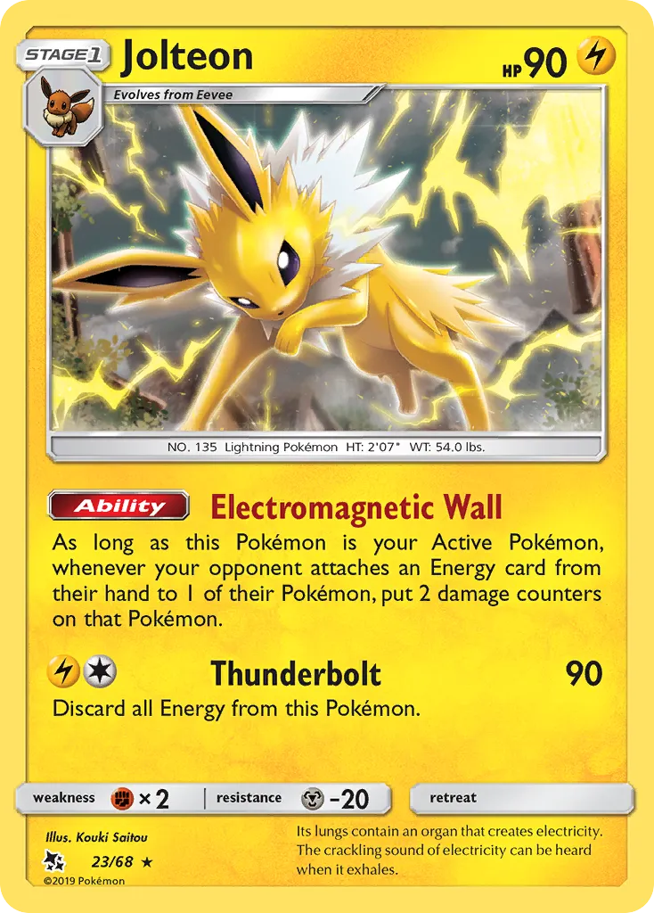 Jolteon — Hidden Fates — Pokemon