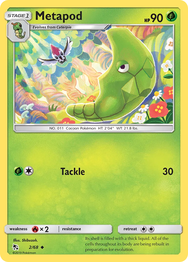 Metapod — Hidden Fates — Pokémon