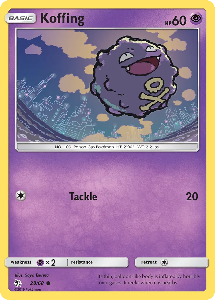 Koffing — Hidden Fates — Pokémon