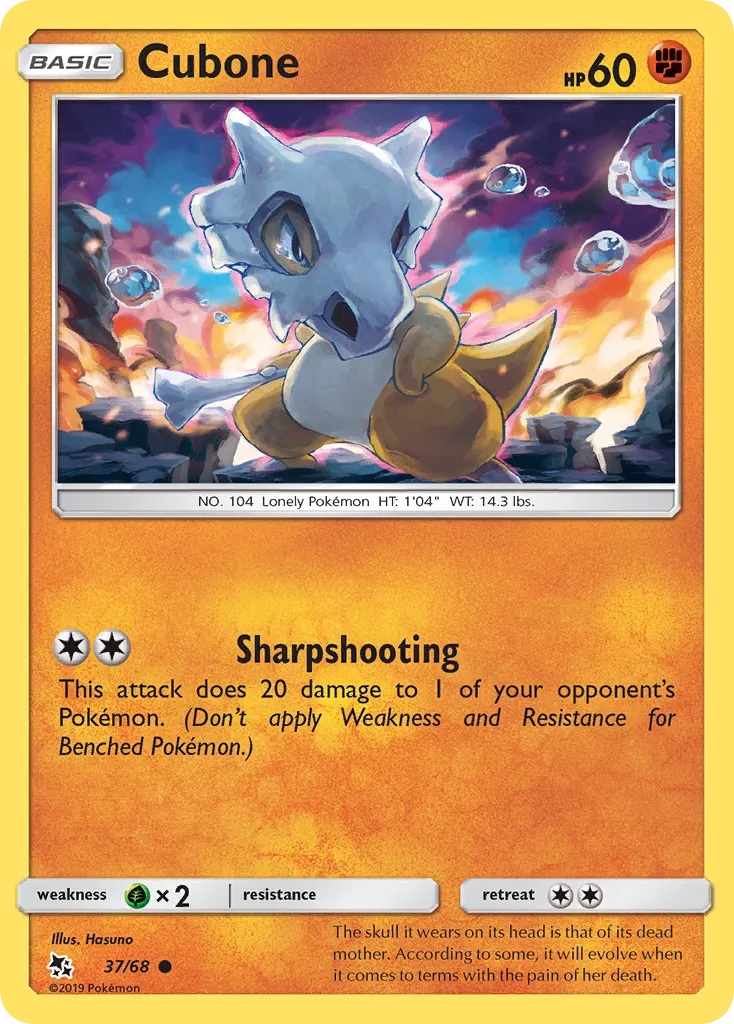 Cubone — Hidden Fates — Pokemon