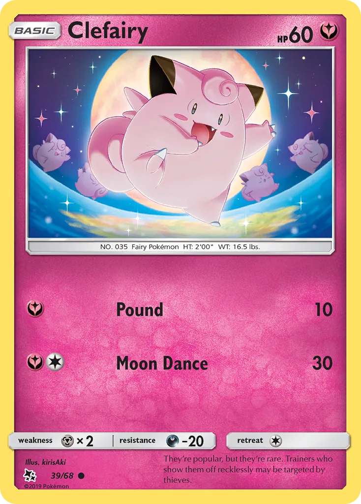 Clefairy — Hidden Fates — Pokémon