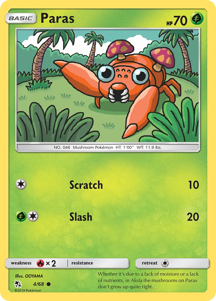Paras — Hidden Fates — Pokémon