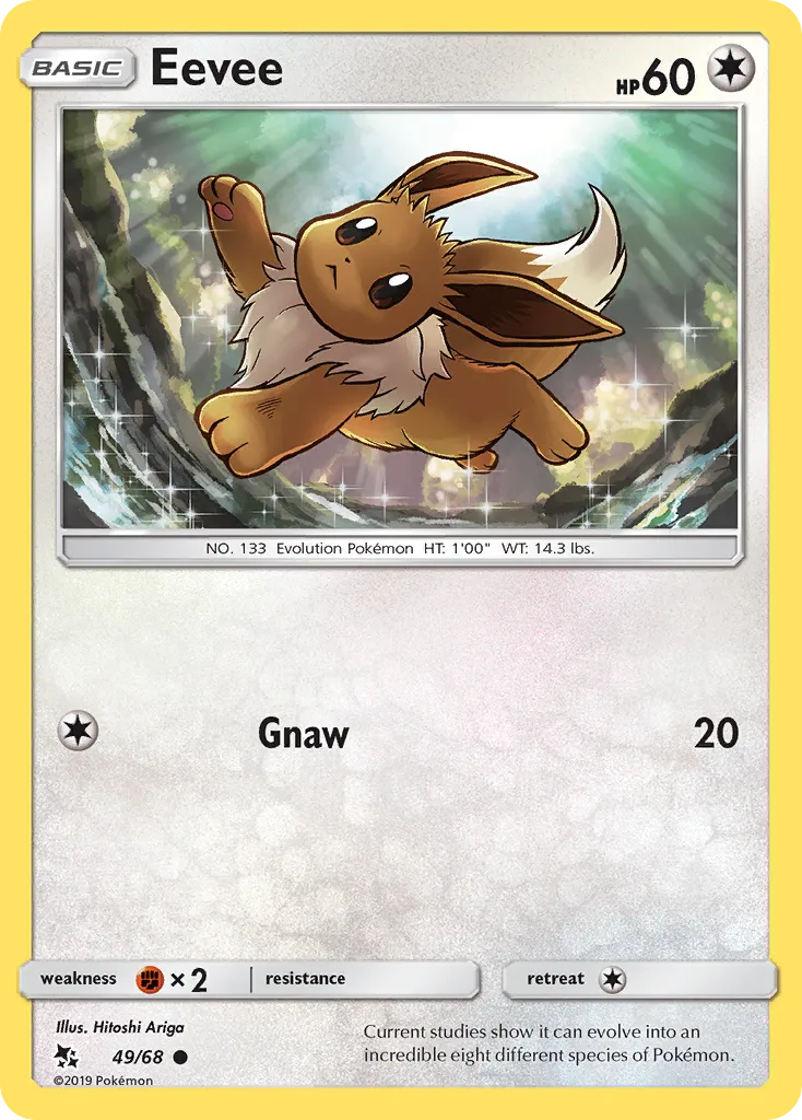 Eevee from Hidden Fates - Pokemon