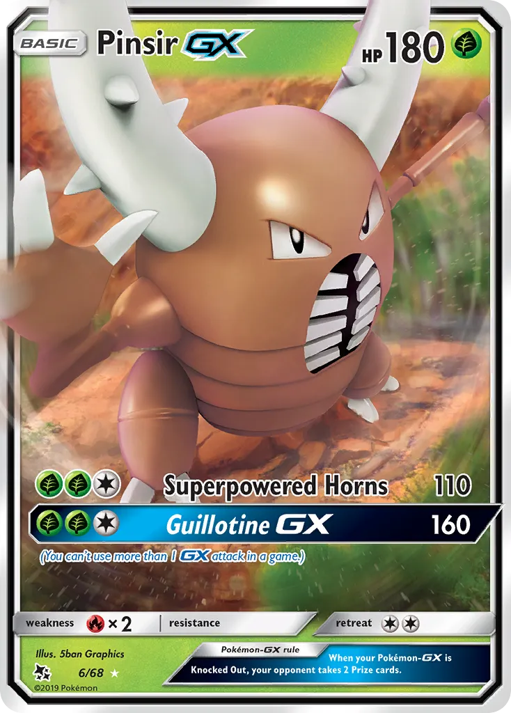Pinsir GX — Hidden Fates — Pokémon