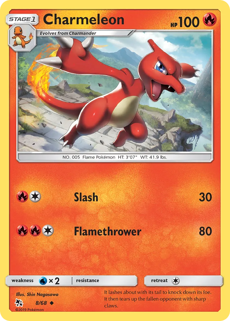 Charmeleon — Hidden Fates — Pokemon