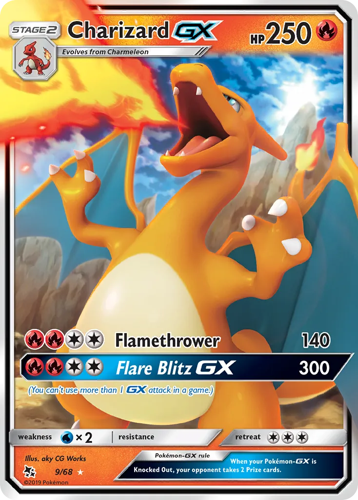 Charizard GX — Hidden Fates — Pokémon