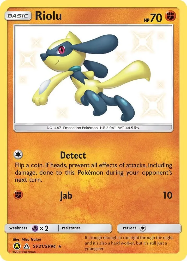 Riolu — Hidden Fates: Shiny Vault — Pokemon