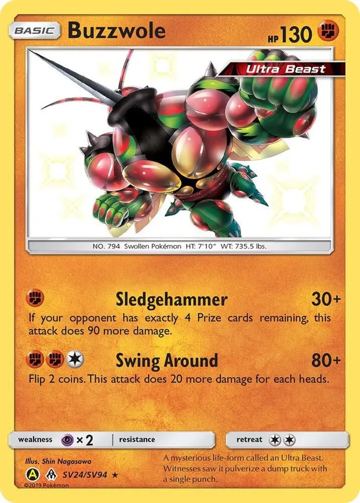 Buzzwole — Hidden Fates: Shiny Vault — Pokemon