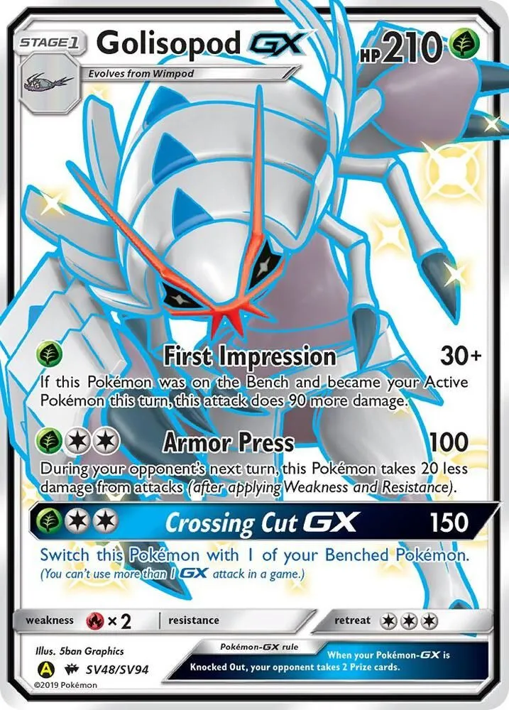 Golisopod GX — Hidden Fates: Shiny Vault — Pokemon