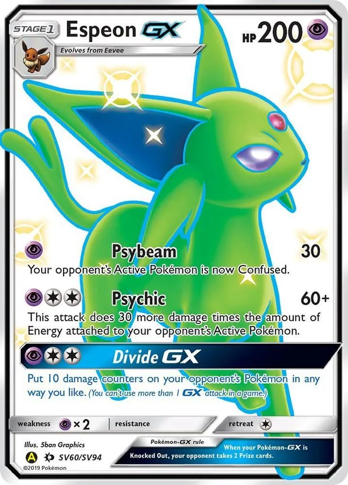 Espeon GX — Hidden Fates: Shiny Vault — Pokémon
