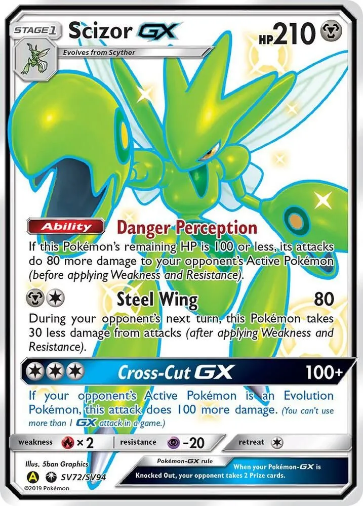 Scizor GX — Hidden Fates: Shiny Vault — Pokémon