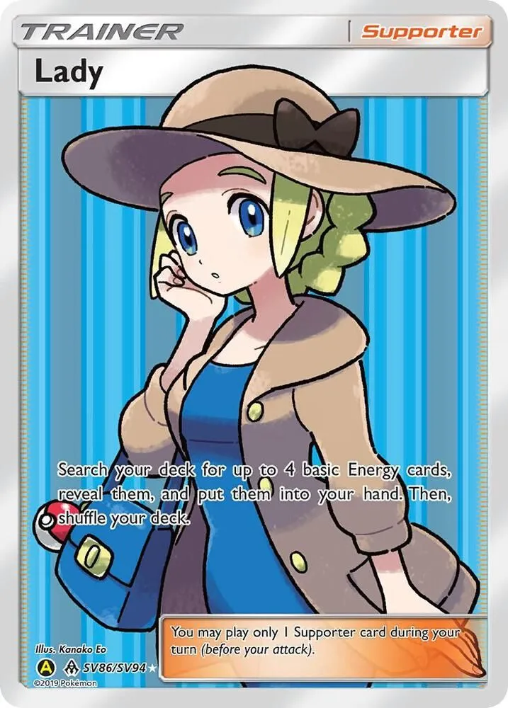 Lady from Hidden Fates: Shiny Vault - Pokemon