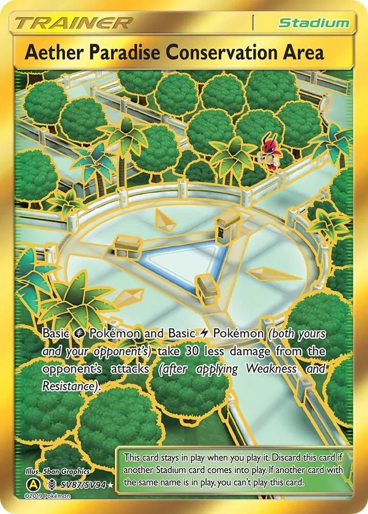 Aether Paradise Conservation Area — Hidden Fates: Shiny Vault — Pokémon