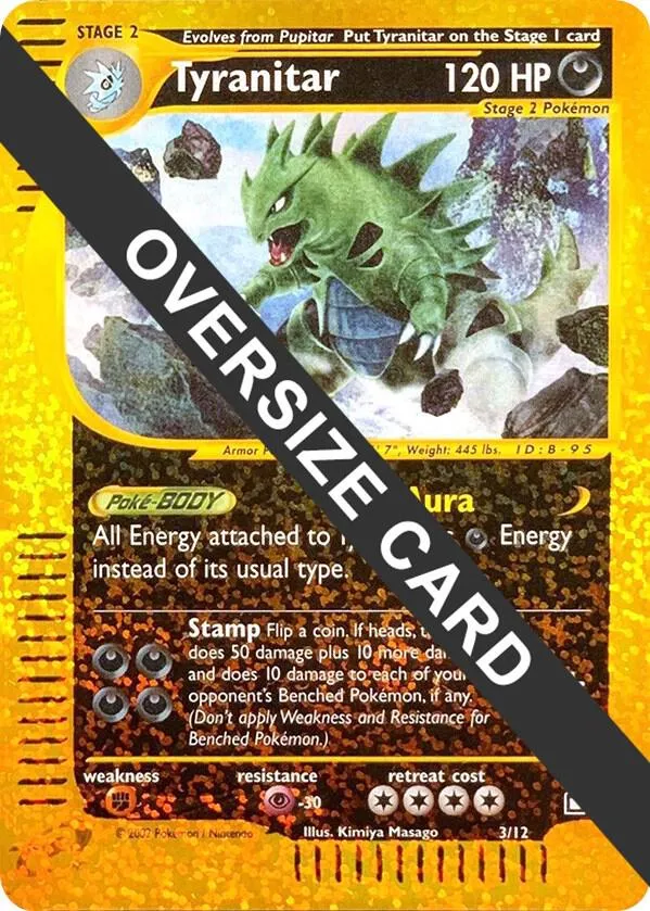 Tyranitar — Jumbo Cards — Pokemon