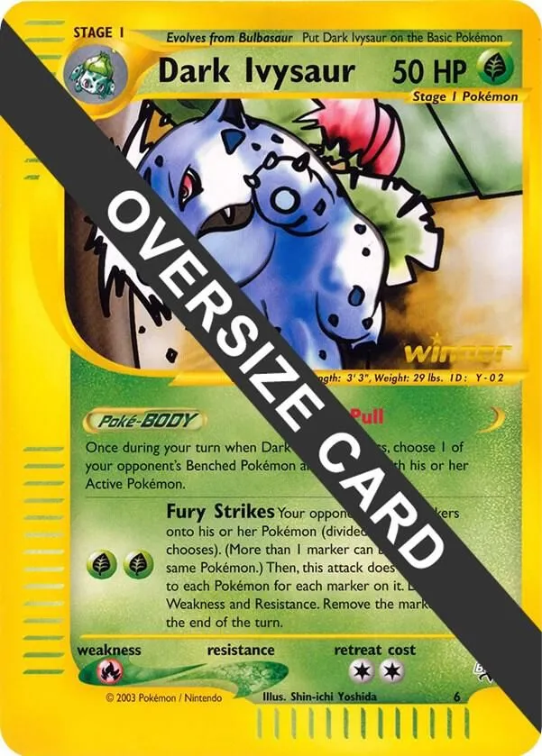 Dark Ivysaur — Jumbo Cards — Pokemon