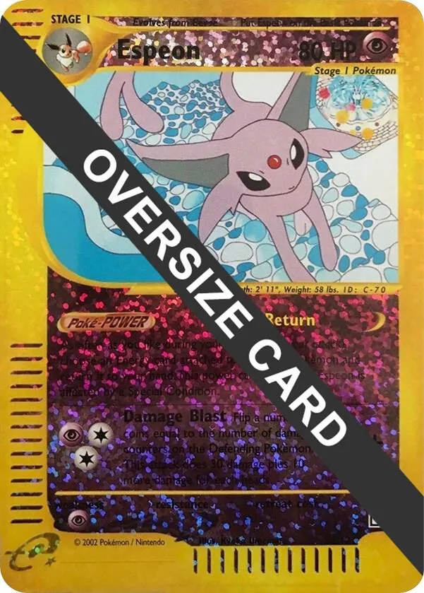 Espeon — Jumbo Cards — Pokemon