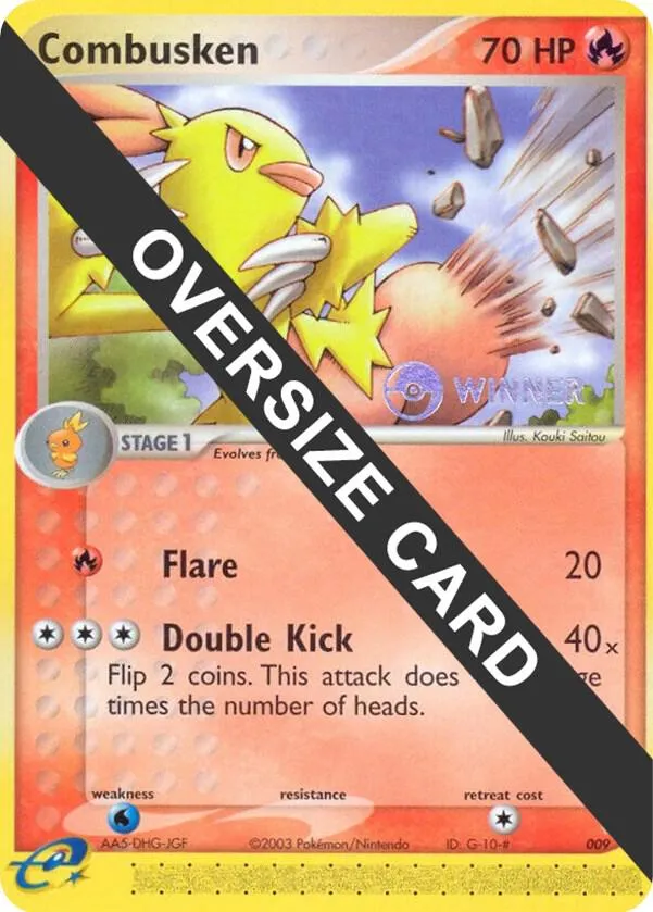 Combusken — Jumbo Cards — Pokemon